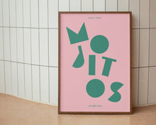 Load image into Gallery viewer, Mojito Cocktail Aesthetic Print