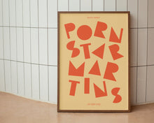 Load image into Gallery viewer, Pornstar Martini Cocktail Aesthetic Print
