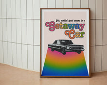 Load image into Gallery viewer, Getaway Car Print
