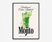 Load image into Gallery viewer, Mojito Cocktail Print