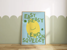 Load image into Gallery viewer, Easy Peasy Lemon Squeezy Kids Print
