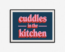 Load image into Gallery viewer, SECONDS SALE Cuddles In The Kitchen Landscape Print

