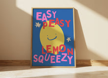 Load image into Gallery viewer, Easy Peasy Lemon Squeezy Kids Print
