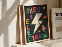 Load image into Gallery viewer, She&#39;s Electric Kids Print
