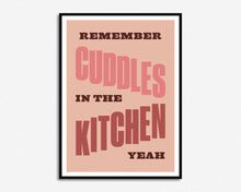 Load image into Gallery viewer, Cuddles In The Kitchen Print
