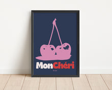 Load image into Gallery viewer, *Framed* Mon Cheri Quote Print
