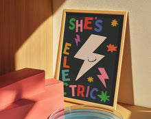 Load image into Gallery viewer, She&#39;s Electric Kids Print
