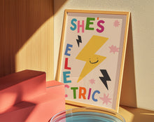 Load image into Gallery viewer, She&#39;s Electric Kids Print
