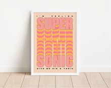 Load image into Gallery viewer, *Framed* I&#39;m Feeling Supersonic Framed Print
