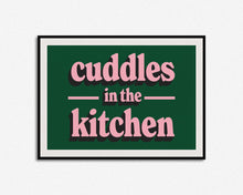Load image into Gallery viewer, SECONDS SALE Cuddles In The Kitchen Landscape Print
