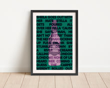 Load image into Gallery viewer, *Framed* Sheila Goes Out With Her Mate Stella Print
