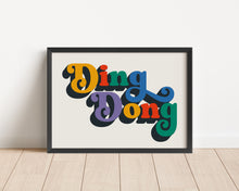 Load image into Gallery viewer, *Framed* Ding Dong Print
