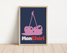 Load image into Gallery viewer, *Framed* Mon Cheri Quote Print
