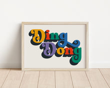 Load image into Gallery viewer, *Framed* Ding Dong Print
