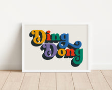 Load image into Gallery viewer, *Framed* Ding Dong Print
