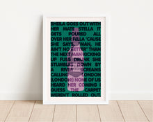 Load image into Gallery viewer, *Framed* Sheila Goes Out With Her Mate Stella Print
