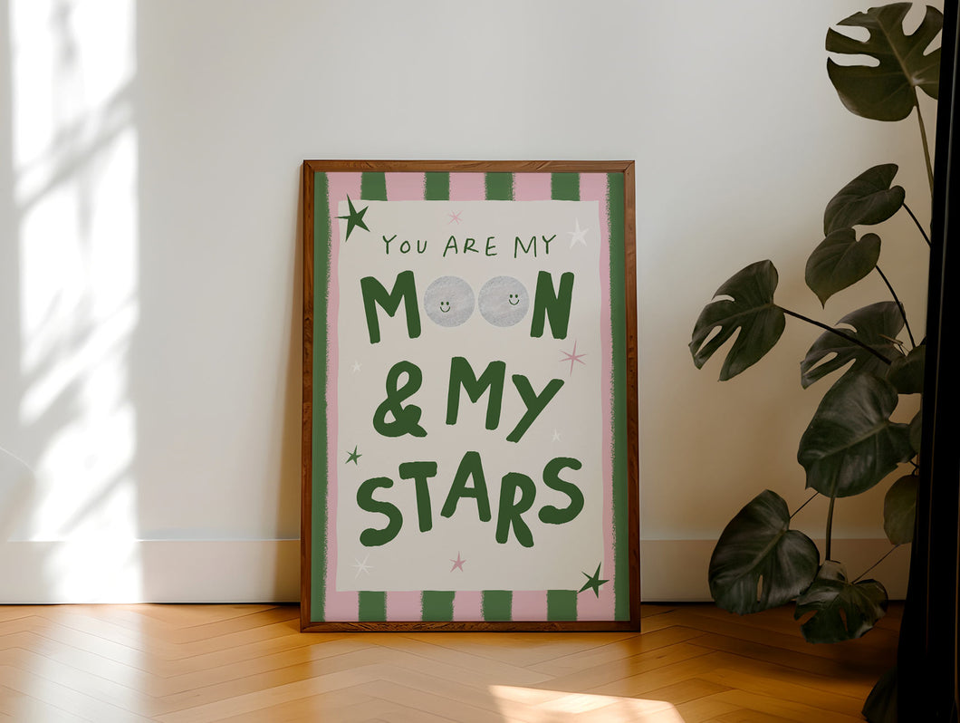 Moon And My Stars Print