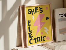 Load image into Gallery viewer, She&#39;s Electric Kids Print
