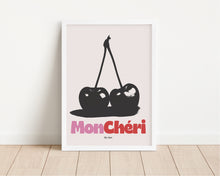 Load image into Gallery viewer, *Framed* Mon Cheri Quote Print
