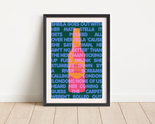 Load image into Gallery viewer, *Framed* Sheila Goes Out With Her Mate Stella Print
