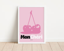 Load image into Gallery viewer, *Framed* Mon Cheri Quote Print
