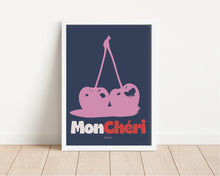 Load image into Gallery viewer, *Framed* Mon Cheri Quote Print
