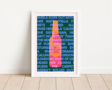 Load image into Gallery viewer, *Framed* Sheila Goes Out With Her Mate Stella Print
