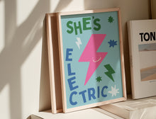 Load image into Gallery viewer, She&#39;s Electric Kids Print
