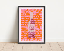 Load image into Gallery viewer, *Framed* Sheila Goes Out With Her Mate Stella Print
