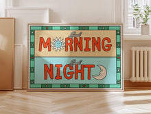 Load image into Gallery viewer, Good Morning Good Night Kids Print
