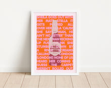 Load image into Gallery viewer, *Framed* Sheila Goes Out With Her Mate Stella Print
