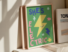 Load image into Gallery viewer, She&#39;s Electric Kids Print
