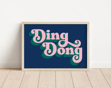 Load image into Gallery viewer, *Framed* Ding Dong Print
