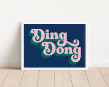 Load image into Gallery viewer, *Framed* Ding Dong Print
