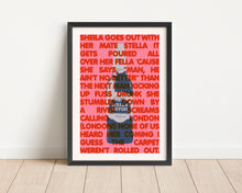 Load image into Gallery viewer, *Framed* Sheila Goes Out With Her Mate Stella Print
