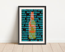 Load image into Gallery viewer, *Framed* Sheila Goes Out With Her Mate Stella Print
