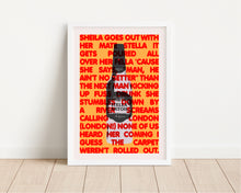 Load image into Gallery viewer, *Framed* Sheila Goes Out With Her Mate Stella Print
