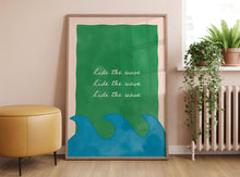 Load image into Gallery viewer, Ride The Wave Print
