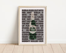 Load image into Gallery viewer, *Framed* Sheila Goes Out With Her Mate Stella Print
