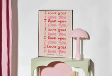 Load image into Gallery viewer, I Love You Handwritten Text Print
