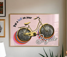 Load image into Gallery viewer, Put A Bell On Your Bicycle Print
