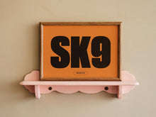 Load image into Gallery viewer, Custom Postcode Town Print | Choose Your Colour, Postcode &amp; Town
