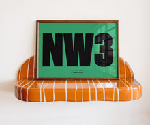 Load image into Gallery viewer, Custom Postcode Town Print | Choose Your Colour, Postcode &amp; Town

