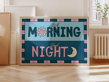 Load image into Gallery viewer, Good Morning Good Night Kids Print
