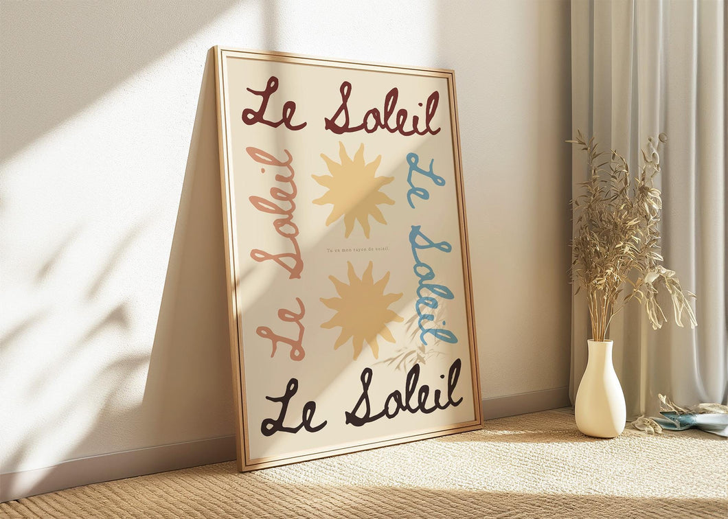 Le Soleil Print