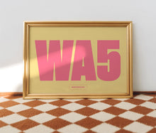 Load image into Gallery viewer, Custom Postcode Town Print | Choose Your Colour, Postcode &amp; Town
