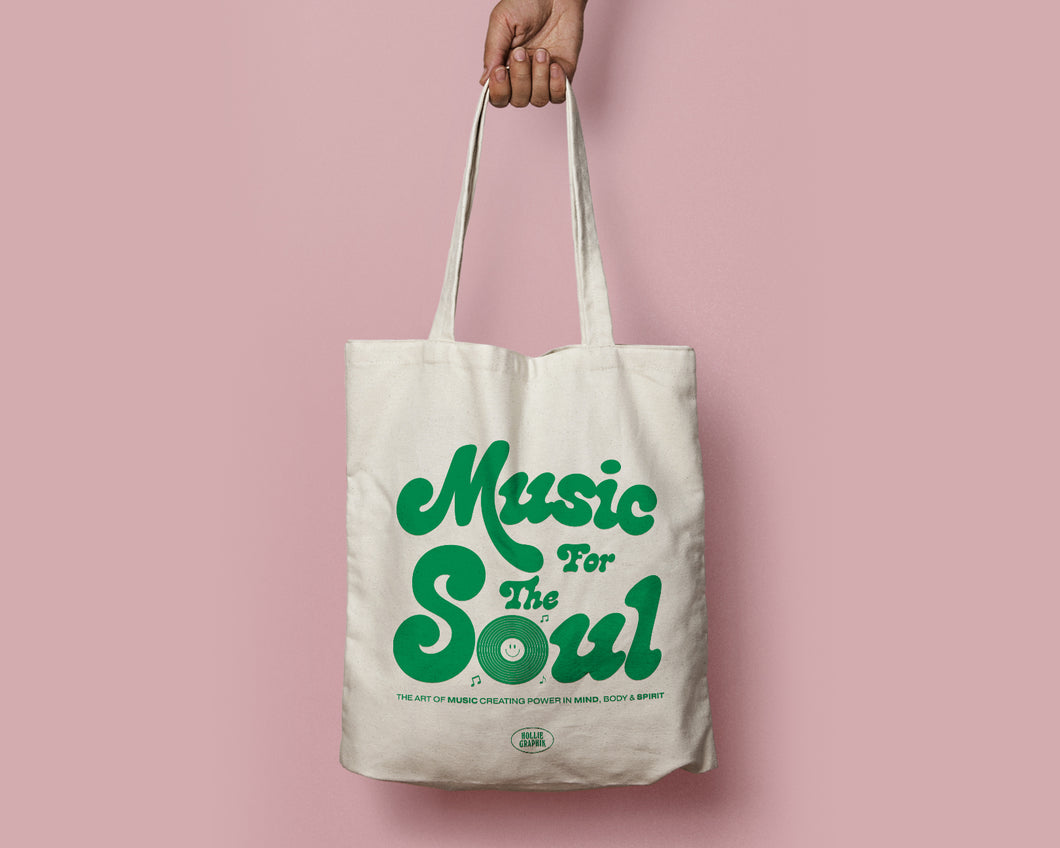 Music For The Soul Heavyweight Tote Bag