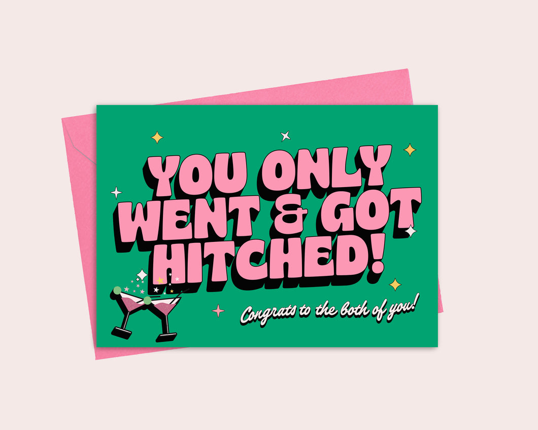 Got Hitched Wedding Card