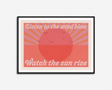 Load image into Gallery viewer, SECONDS SALE Listen To The Wind Blow Print
