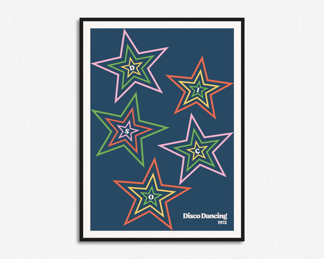 SECONDS SALE Disco Dancing 1972 Print